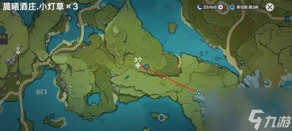 原神4.5小燈草採集路線圖介紹 原神4.5小燈草怎麼快速獲取