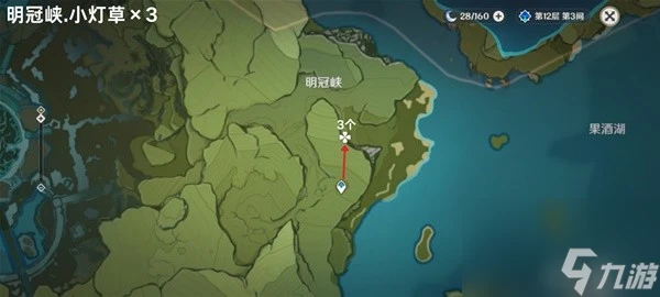 原神4.5小燈草採集路線圖介紹 原神4.5小燈草怎麼快速獲取