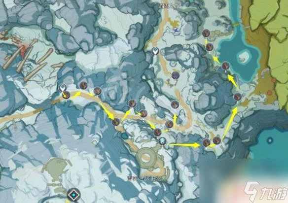 松木哪裡多原神 原神松木砍伐最佳路線