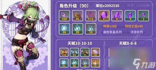 《原神》萊依拉突破材料介紹 最全 最詳細的萊依拉突破材料大全