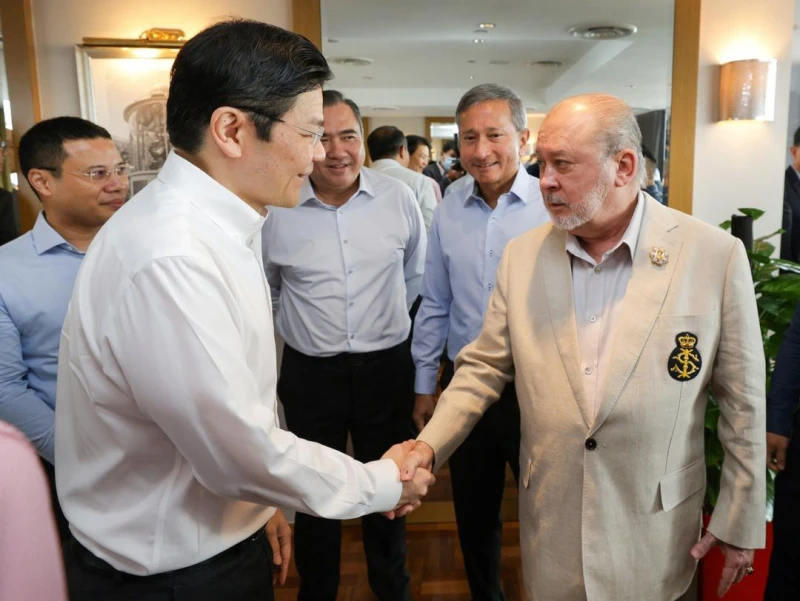 黃循財與大馬元首共進早餐 期待雙邊關係更上一層樓