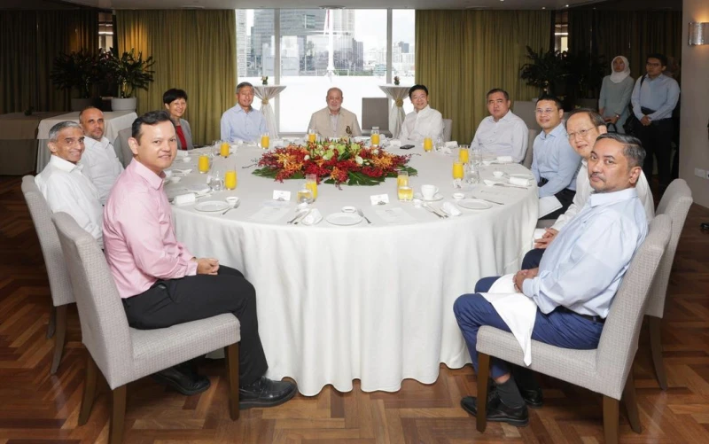 黃循財與大馬元首共進早餐 期待雙邊關係更上一層樓