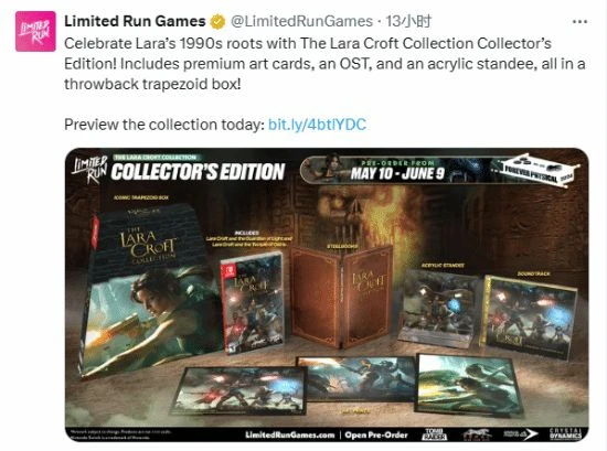 內容豐富！古墓麗影《蘿拉合集》公布Switch收藏版