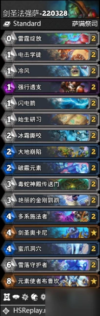 爐石傳說22.6版本劍聖奧卡尼各職業卡組分享