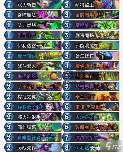 爐石傳說宇宙蛋卡組怎麼搭配