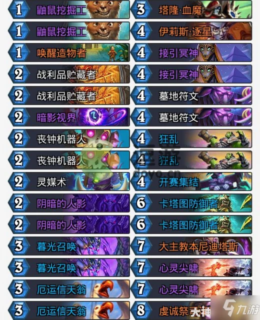 爐石傳說鴿子牧卡組分享2022