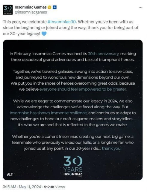 失眠組慶祝成立30周年：我們一同塑造英雄傳奇！