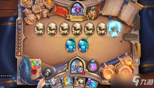 《爐石傳說》傭兵之書晨擁6/6豬豬寶劍解謎攻略[多圖] 豬豬寶劍怎麼過