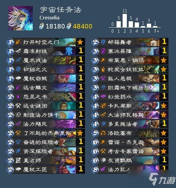 《爐石傳說》22.4版本狂野模式宇宙任務法卡組攻略