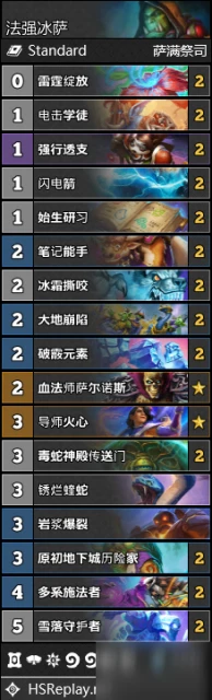 《爐石傳說》法強冰薩卡組搭配哪個好 奧克蘭克的決裂法強冰薩卡組攻略大全