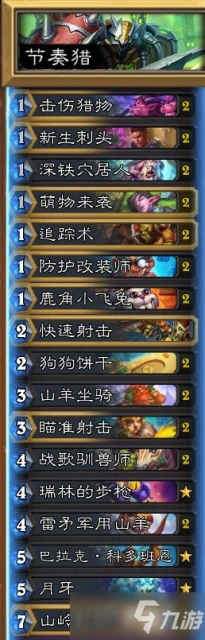 《爐石傳說》節奏獵卡組代碼一覽 節奏獵卡組介紹