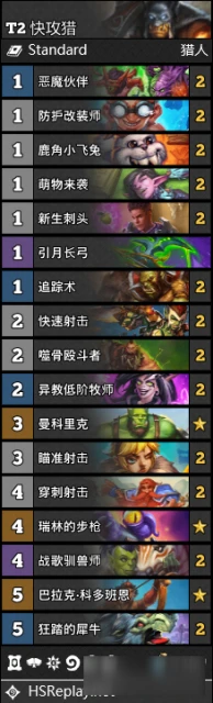 《爐石傳說》2021年9月快攻獵卡組搭配哪個好