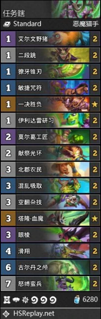 爐石傳說暴風城下的集結強勢卡組大全