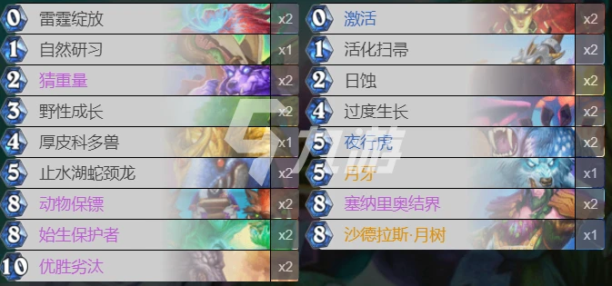 爐石傳說貧瘠之地月樹德怎麼玩 月樹德玩法攻略