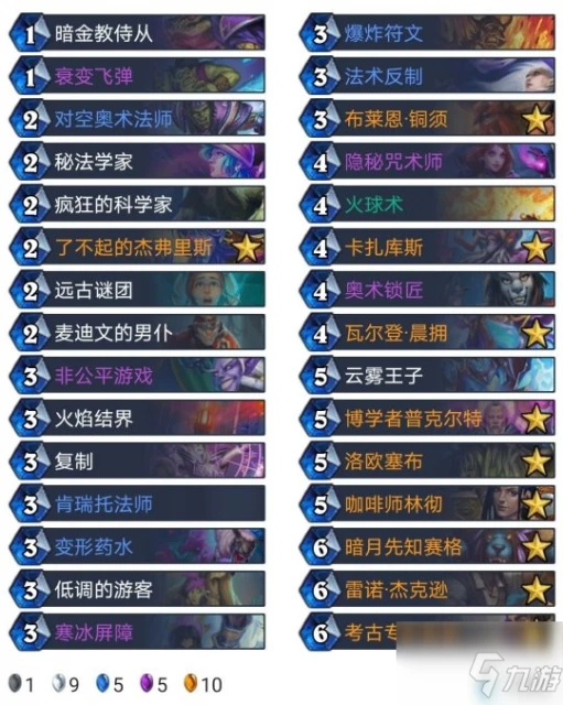 《爐石傳說》貧瘠之地狂野宇宙奧秘法卡組搭配攻略 卡組搭配推薦