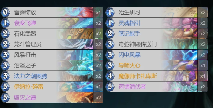 爐石傳說貧瘠之地大錘薩怎麼玩 爐石大錘薩玩法攻略