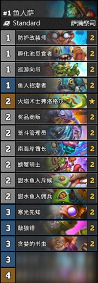 《爐石傳說》貧瘠之地魚人薩卡組怎麼搭配 貧瘠之地魚人薩卡組搭配攻略