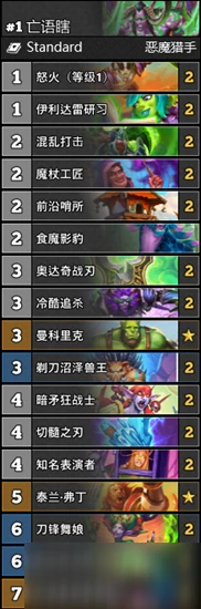 《爐石傳說》貧瘠之地亡語瞎卡組怎麼搭配 貧瘠之地亡語瞎卡組搭配攻略