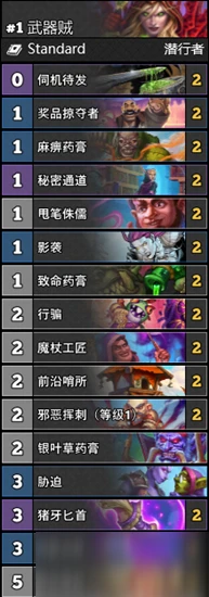 《爐石傳說》貧瘠之地武器賊卡組怎麼搭配 貧瘠之地武器賊卡組搭配攻略