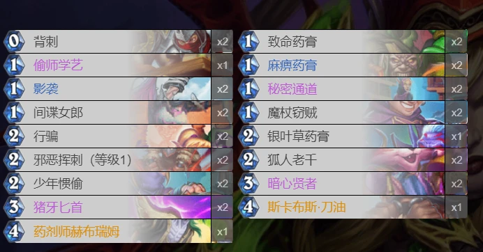 爐石傳說貧瘠之地刀賊卡組搭配 盜賊卡組如何玩