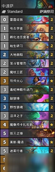 《爐石傳說》貧瘠之地中速薩預構築卡組搭配攻略 中速薩怎麼搭配