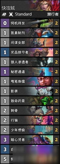 《爐石傳說》快攻賊卡組怎麼搭配 快攻賊卡組搭配教學