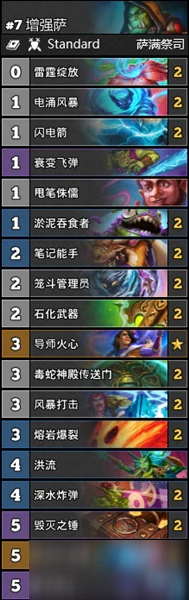 《爐石傳說》增強薩卡組怎麼搭配 增強薩卡組搭配教學
