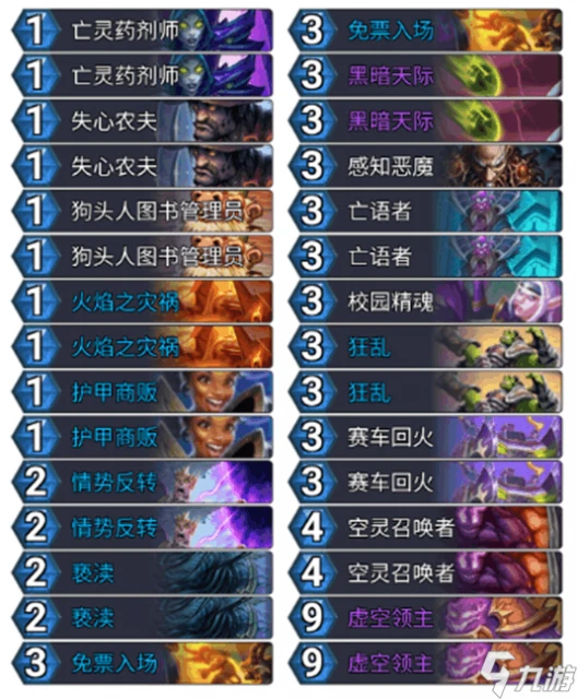 爐石傳說暗月馬戲團農夫術卡組攻略 卡組怎麼搭配