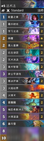 《爐石傳說》暗月馬戲團愚人法術法卡組怎麼搭配 愚人法術法卡組搭配攻略