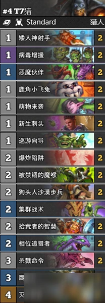 《爐石傳說》暗月馬戲團T7獵怎麼搭配 T7獵卡組搭配攻略