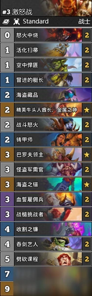 《爐石傳說》激怒戰卡組怎麼搭配 激怒戰卡組搭配教學