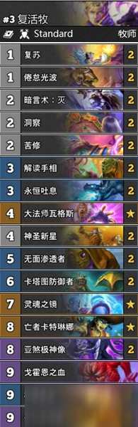 《爐石傳說》復活牧卡組怎麼搭配 復活牧卡組搭配教學