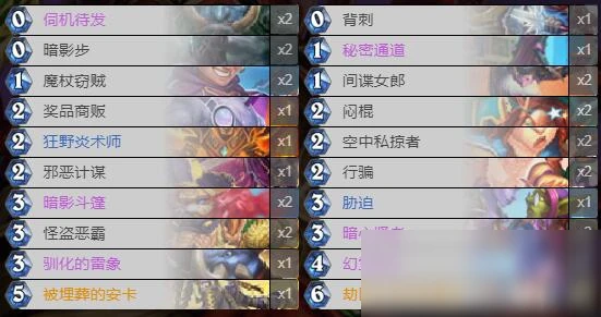 《爐石傳說》暗月馬戲團潛行賊攻略 卡組圖文教程