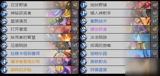 《爐石傳說》養豬獵卡組怎麼搭配 養豬獵卡組上分搭配推薦