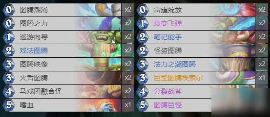 《爐石傳說》圖騰薩卡組怎麼搭配 圖騰薩卡組上分搭配推薦