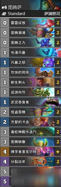 《爐石傳說》通靈學院圖騰薩基礎卡組介紹 圖騰薩基礎卡組怎麼樣