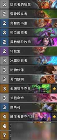 《爐石傳說》通靈學院T1宇宙獵卡組怎麼搭配 宇宙獵卡組搭配攻略