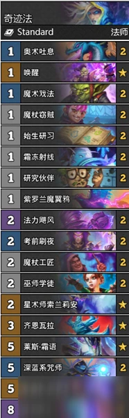 《爐石傳說》通靈學院奇蹟法穩定卡組怎麼樣 通靈學院奇蹟法穩定卡組介紹