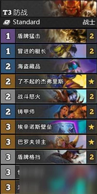 《爐石傳說》通靈學院攻略 T3防戰卡組介紹