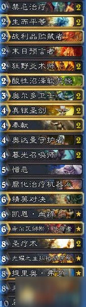 爐石傳說恩佐斯奶騎卡組怎麼搭配 恩佐斯奶騎卡組搭配方法