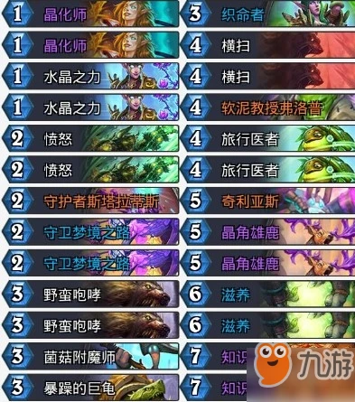 爐石傳說暗影崛起攻略 奶德卡組詳細介紹