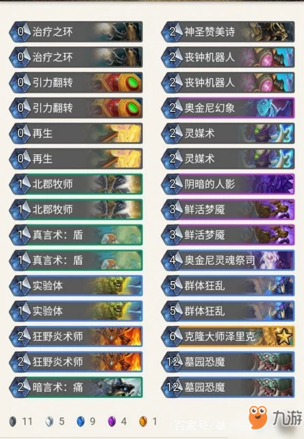 爐石傳說新版本牧師卡組匯總 牧師卡組怎麼樣