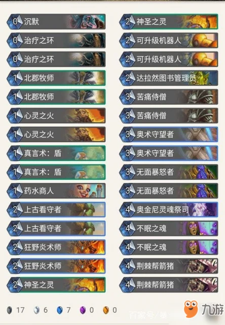 爐石傳說新版本牧師卡組匯總 牧師卡組怎麼樣