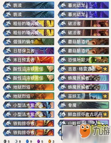 爐石傳說拉斯塔哈的大亂斗攻略 版本末期術士卡組推薦