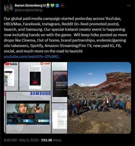 營銷崩了？《地獄之刃2》還排在Steam暢銷榜200名外