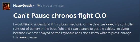 《哈迪斯2》BOSS不讓暫停惹惱玩家：我手柄沒電了!