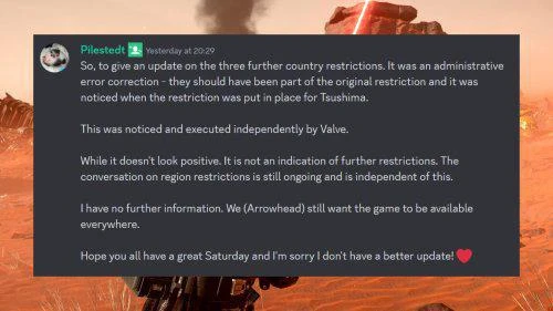 《潛兵2》CEO仍就遊戲下架與索尼協商 但情況不樂觀