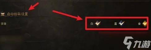 《暗黑破壞神不朽》自動拾取設置方法