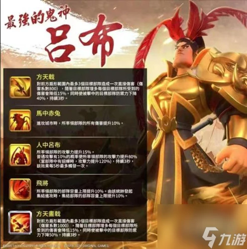 呂布屬性詳情介紹 萬國覺醒呂布技能是什麼