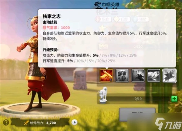 萬國覺醒花木蘭攻略